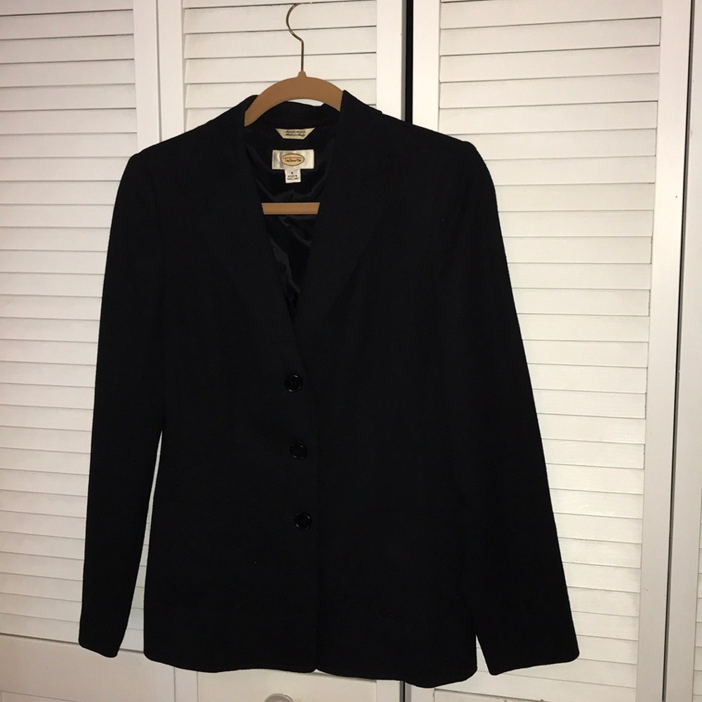 Talbots black suit jacket